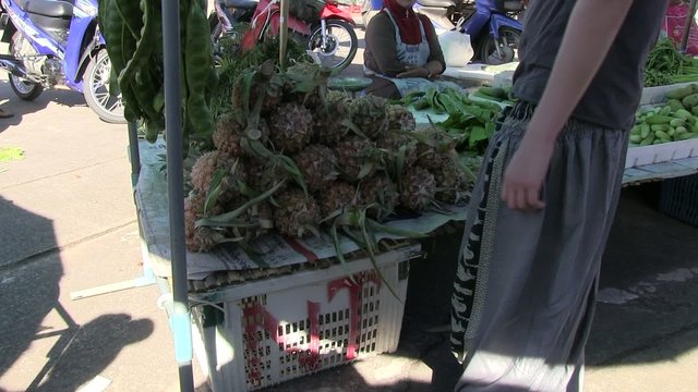 marché aux fruits thailandais