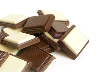 Chocolate pieces
