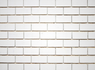 Square white brick wall background