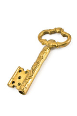 Antique golden key