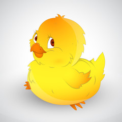 Cute Baby Chick Vector