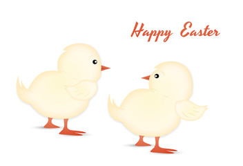 Cute Yellow Vector Chick