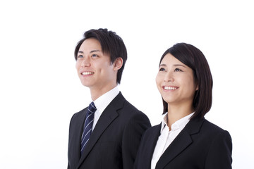 Two persons' new employee