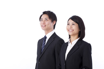 Two persons' new employee