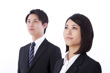 Two persons' new employee
