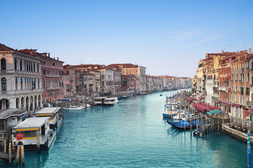 Fototapeta na wymiar Grand Canal in Venice - Italy