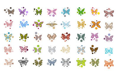 Butterfly funny polka dot baby