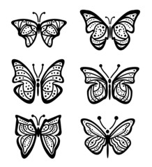 Lots of different Butterfly Vector illustration