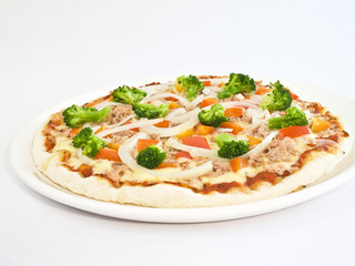Thunfisch pizza