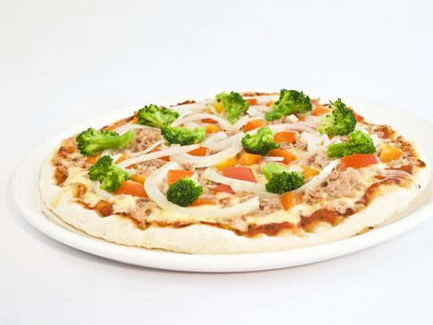 Thunfisch pizza