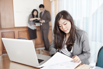 Asian businesswoman in the office