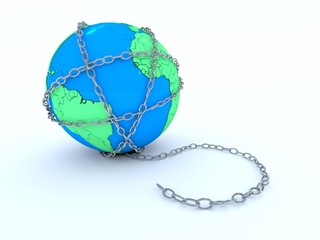 The Earth in chains