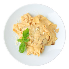 papardelle with ceps and cream sauce