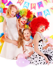 Obraz na płótnie Canvas Child birthday party .