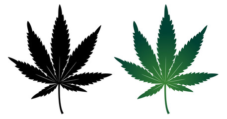 Cannabis leaf - obrazy, fototapety, plakaty
