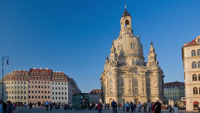 Frauenkirche Dresden timelapse