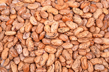 A pile of pinto beans