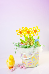 Chick and Easter Basket