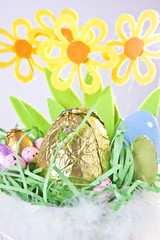 Close-up of Easter Basket