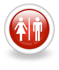 Light Red Icon "Restrooms"