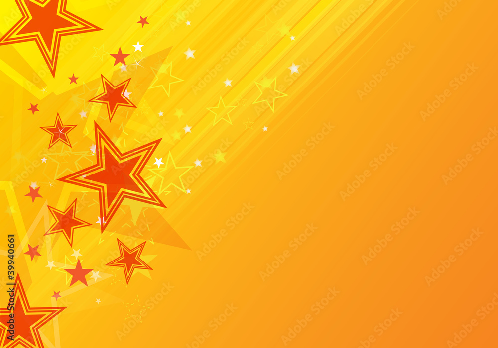 Wall mural star background