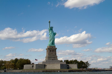 Statue of Liberty on Liberty Island in New York City