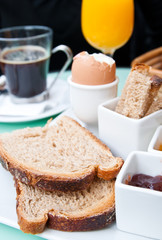 Breakfast with orange