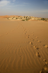 Fototapeta na wymiar Bunkier na pustyni