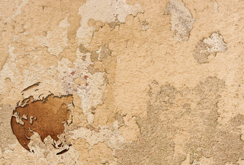 aged asia map