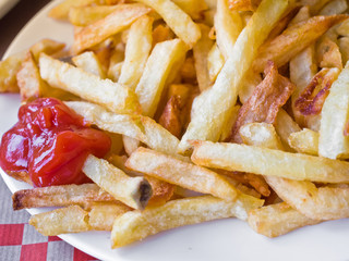 Golden French fries