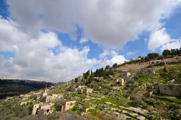 Obraz premium Abandoned Arab Village