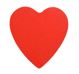 Paper red heart
