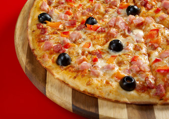 Pizza ham