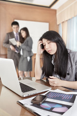 Asian businesswoman in the office