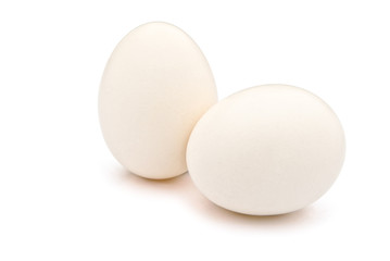 2 eggs with clipping path