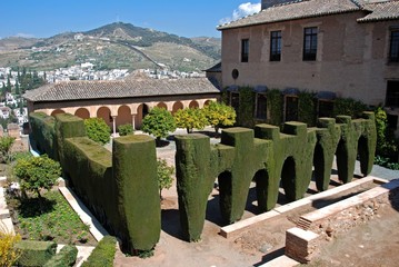 Machuca Patio, Palace of Alhambra, Granada © Arena Photo UK