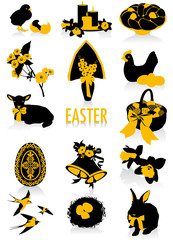 Easter silhouettes