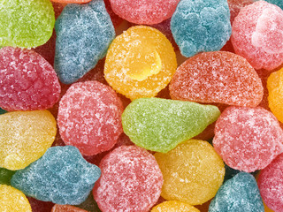 Dolcissime caramelle alla gelatina di frutta Sweet jelly babies