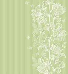 vertical seamless floral pattern