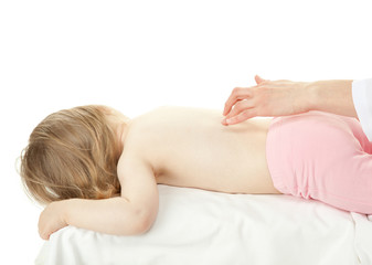 Obraz na płótnie Canvas Massage for a baby