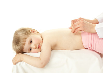 Obraz na płótnie Canvas Massage for a child