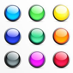 Button Set Colorful