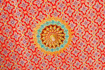 Texture thai art wall