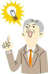 ビジネスマン年配