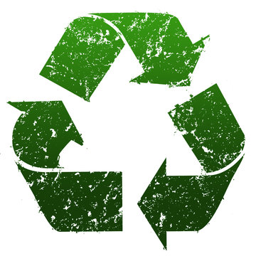 Green Recycle sign