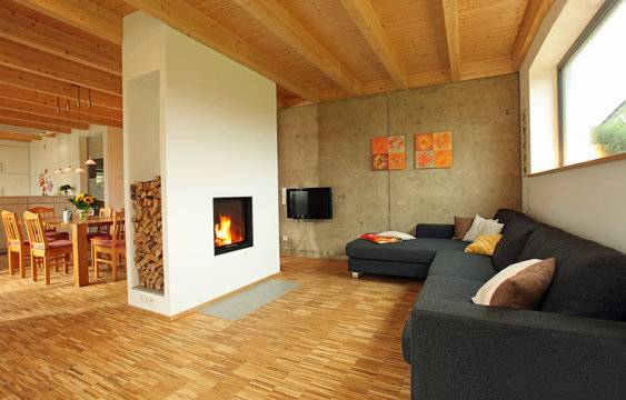 Kamin modern