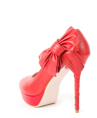 Sexy fashionable shoes isolated