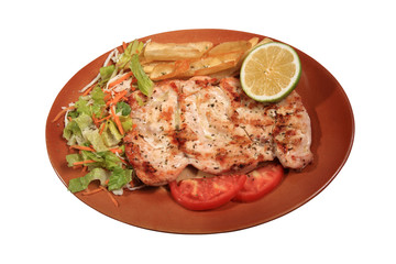 grilled chicken fillet
