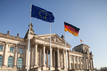 Fototapeta premium Reichstag - Bundestag w Berlinie
