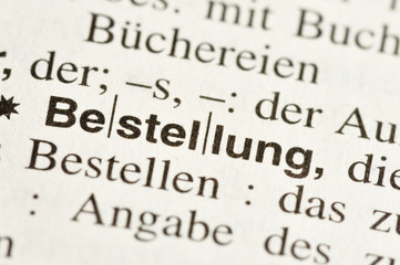 Obraz premium Bestellung